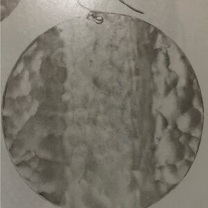 Moonglow Hammered Sterling Silver Earrings